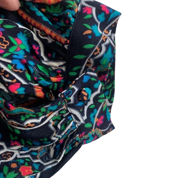 Anthropologie Maeve Maplewood Neon Paisley Dress - Picture 6 of 12